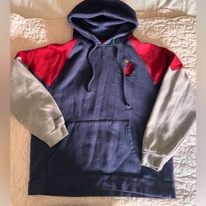 Mitchell and Ness Men's Navy Cardinals Cooperstown hoodie size L